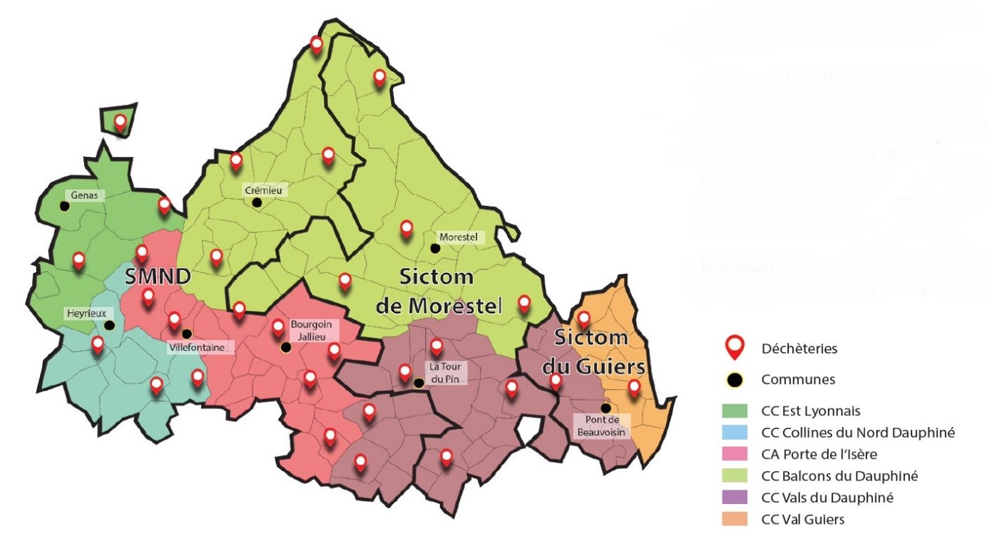 Gestion des déchets - Vals du Dauphine