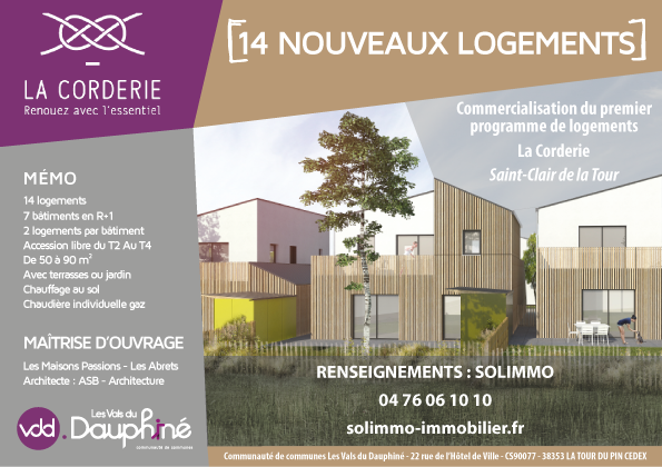 Flyer commercialisation La Corderie 2019