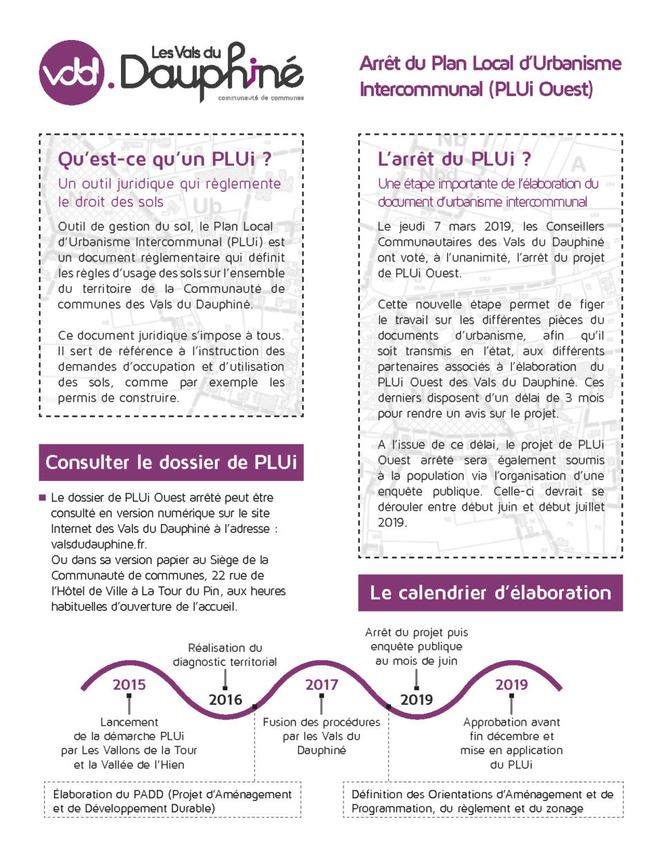 Flyer "Arrêt du PLUi Ouest" - page 2