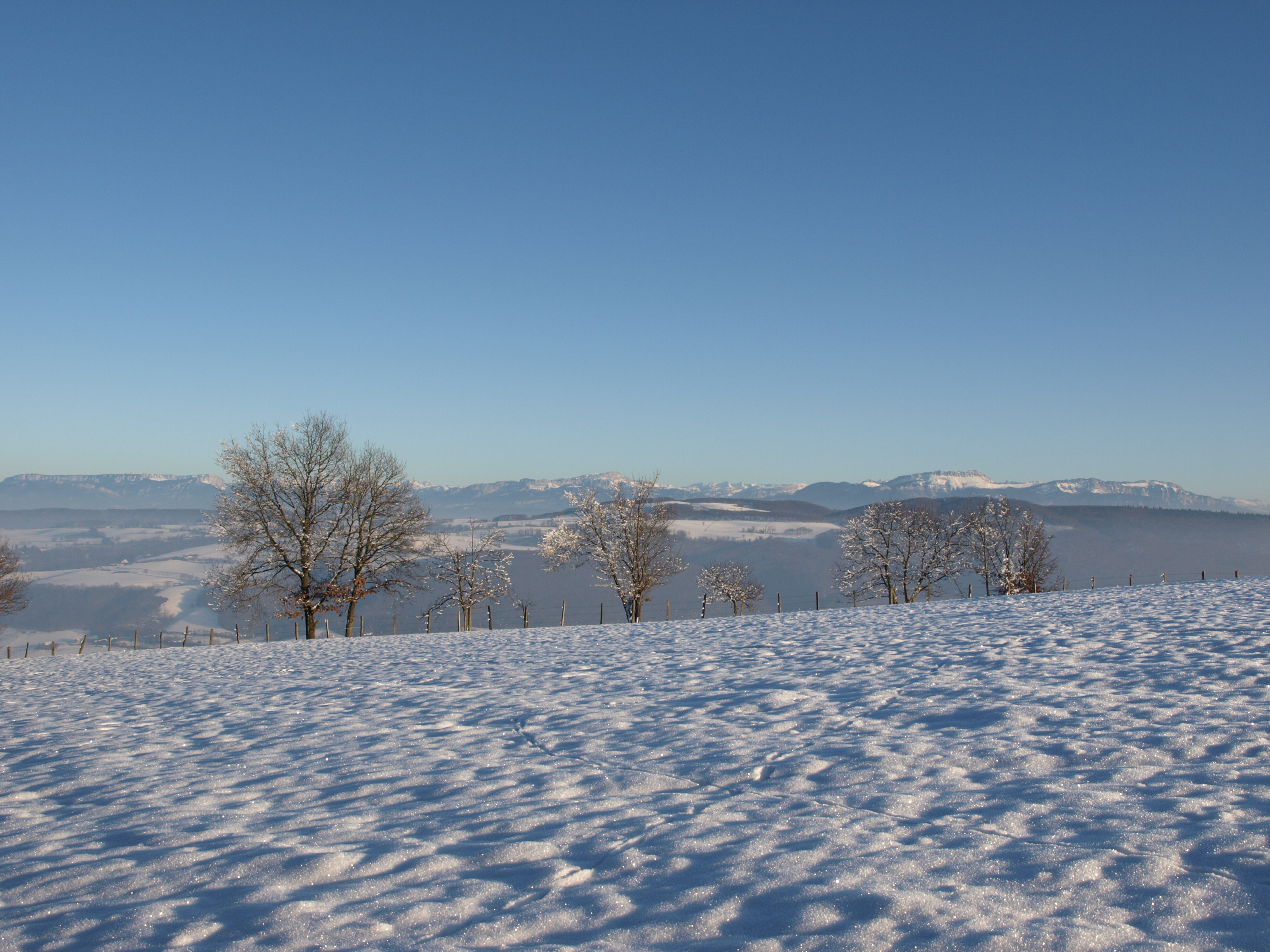 Les Vals du Dauphiné sous la neige