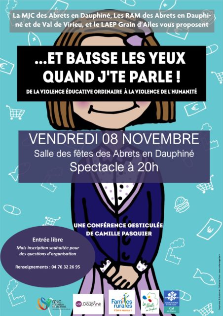 Affiche conférence gesticulée