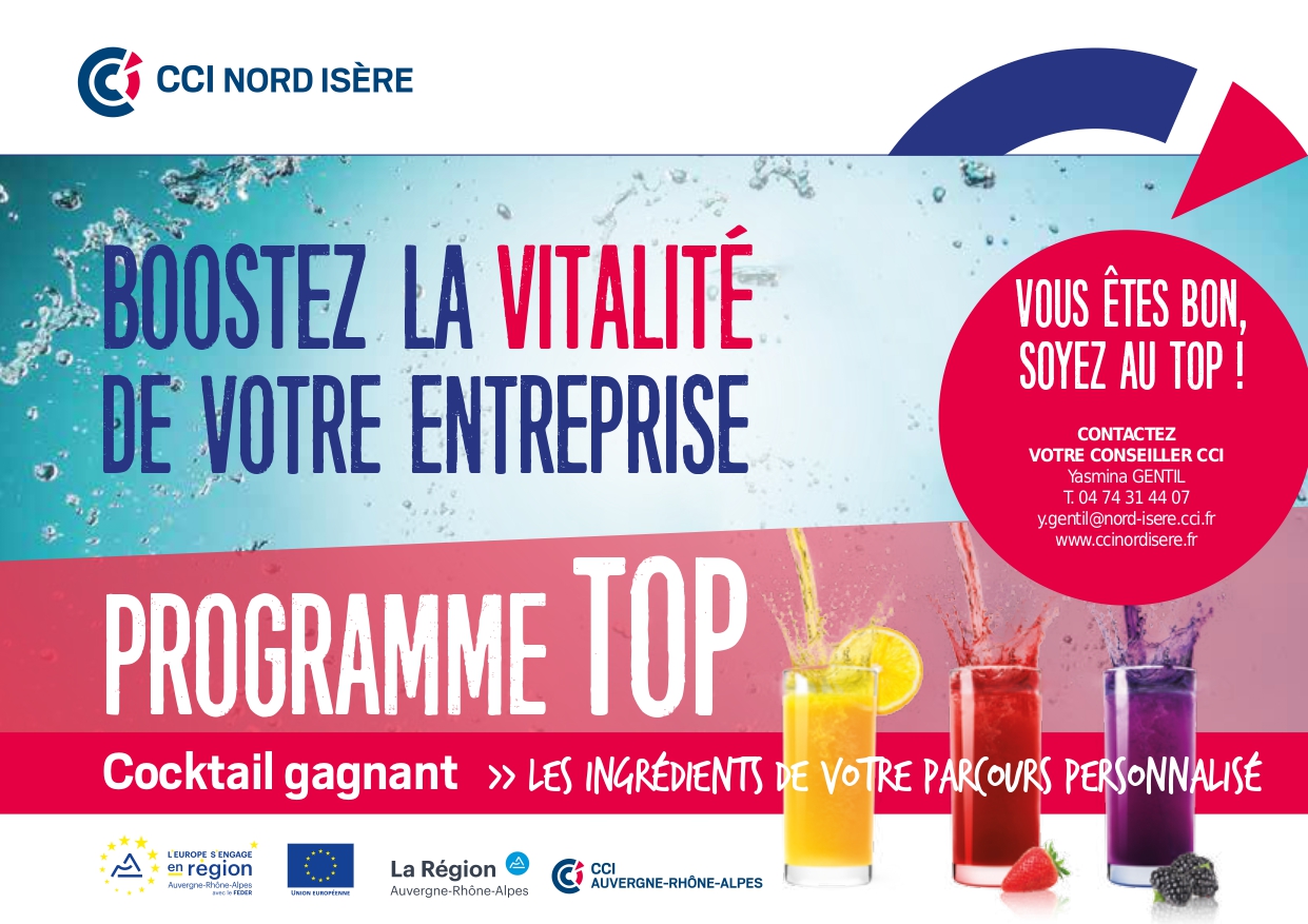 Programme TOP de la CCI NORD ISERE