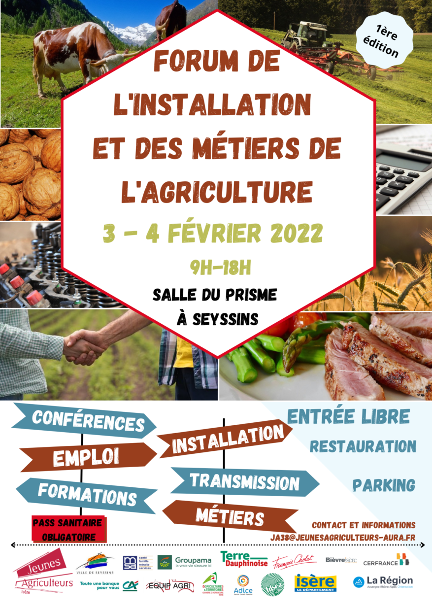 Salle du prisme à Seyssins : conférences, eploi, formation... Entrée libre, restauration et parking sur place. Pass sanitaire obligatoire