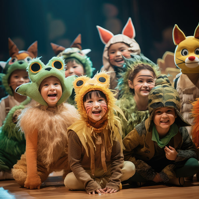 des-enfants-jouent-une-piece-sur-scene-pour-la-journee-du-theatre-de-mots1